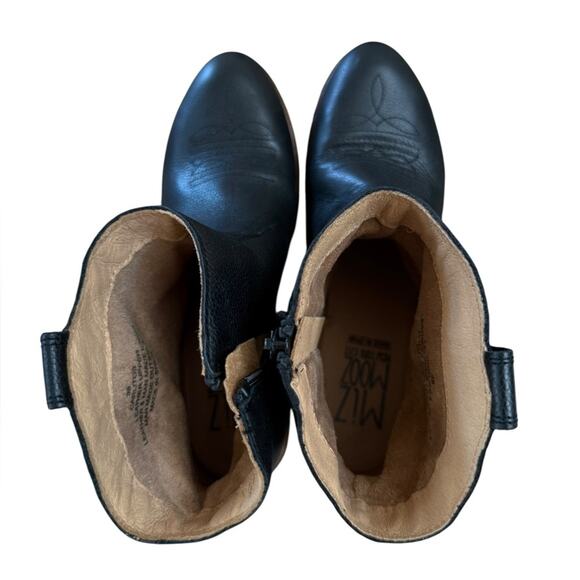 Miz Mooz Carlitos Cowboy Boots in Black – Sz EU38/US 7.5-8 - Picture 11 of 15